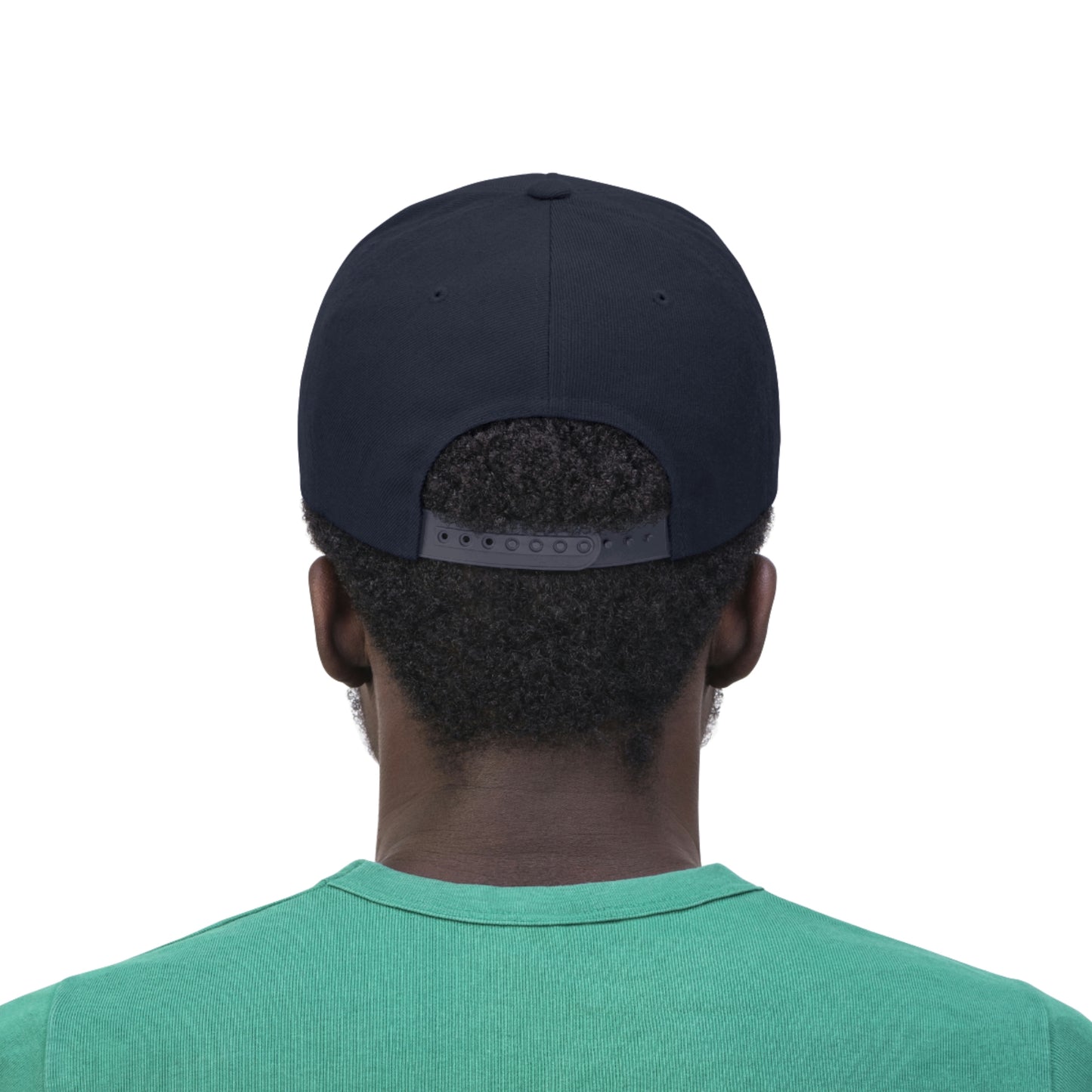 Geometric Pattern Snapback Hat, Adjustable Flat Cap, Black Snapback, Handmade Hat Patch Hat. Summer Hat, Trucker Hat