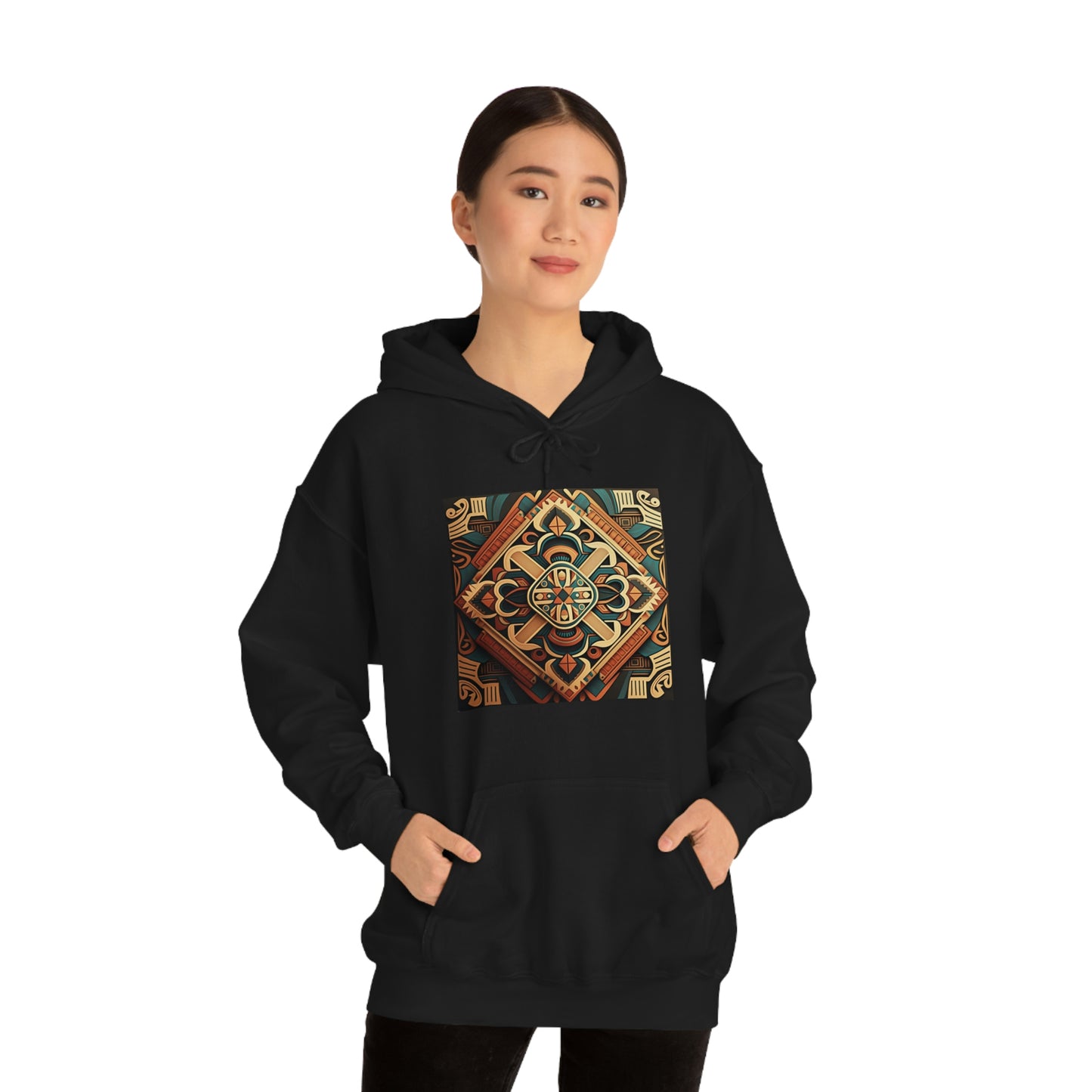 Geometric Shield Hoodie