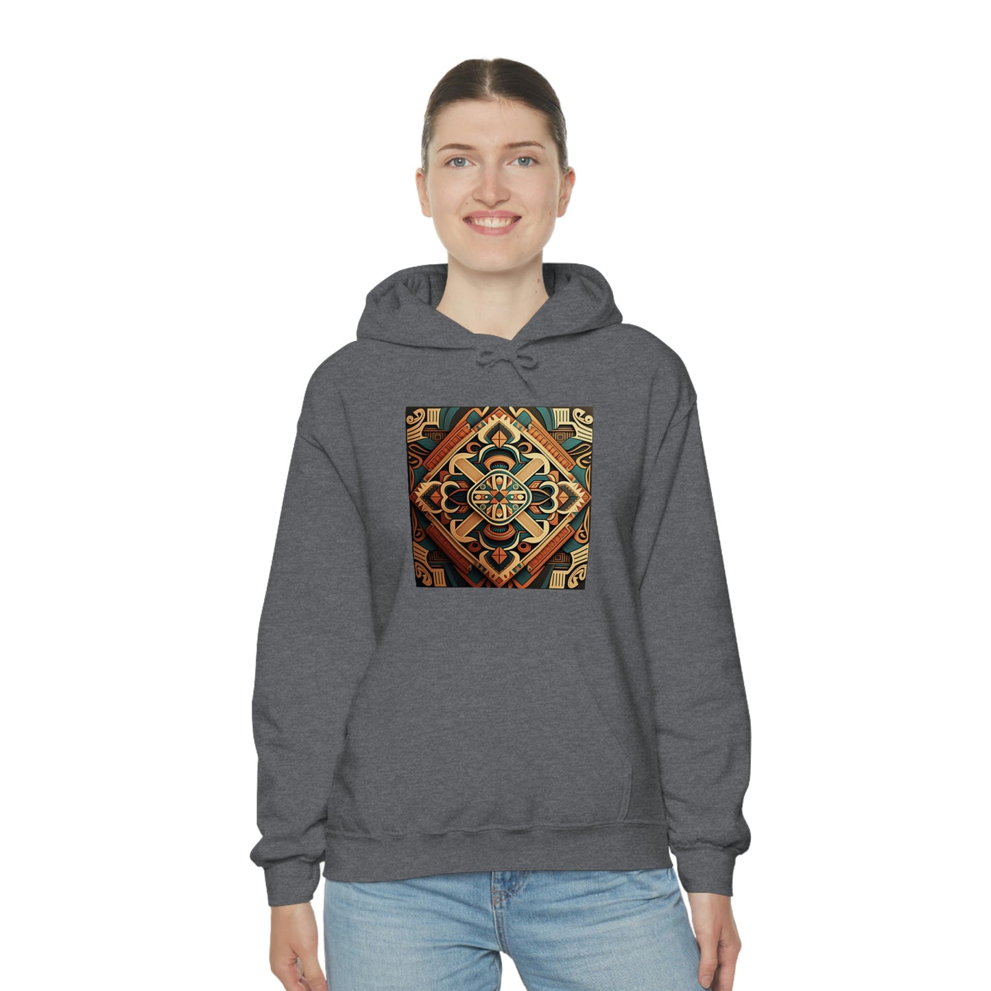 Geometric Shield Hoodie