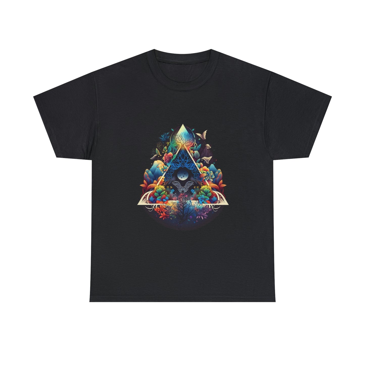 Colorful Geometric Shirt, Botanical Shirt, Rainbow Clothing Butterfly Shirt, Summer Good Vibes Shirt, Nature Shirt, Flower Shirt