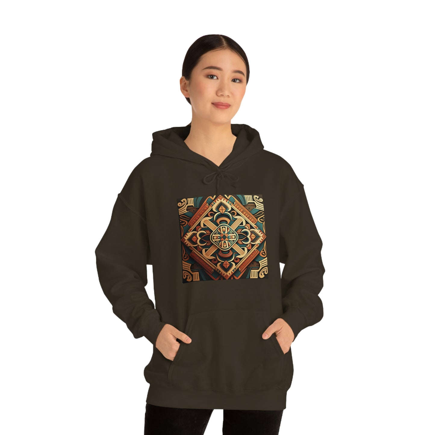 Geometric Shield Hoodie