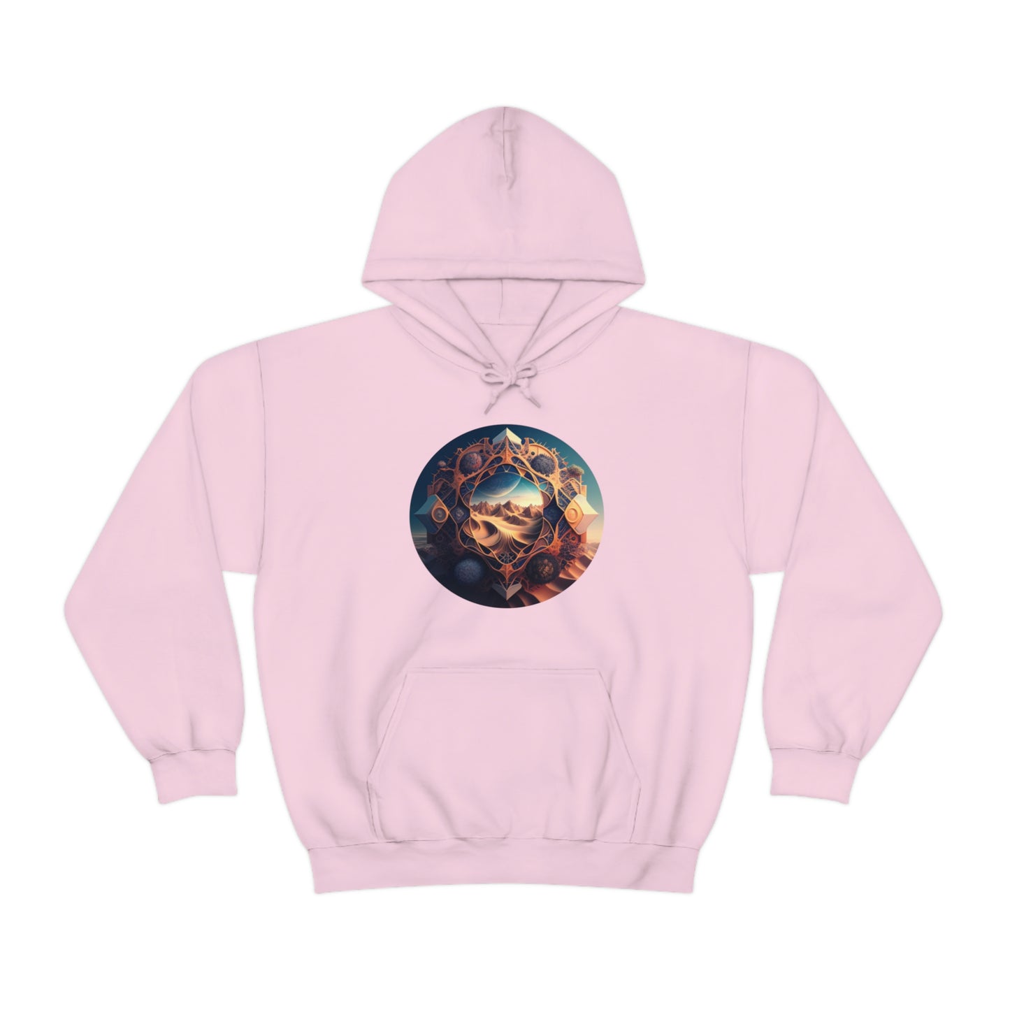 Desert Hoodie, Fantasy Mountain Hoodie, Aesthetic Hoodie with Pocket, Mythical Creatures Hoodie, Comfy Hoodie