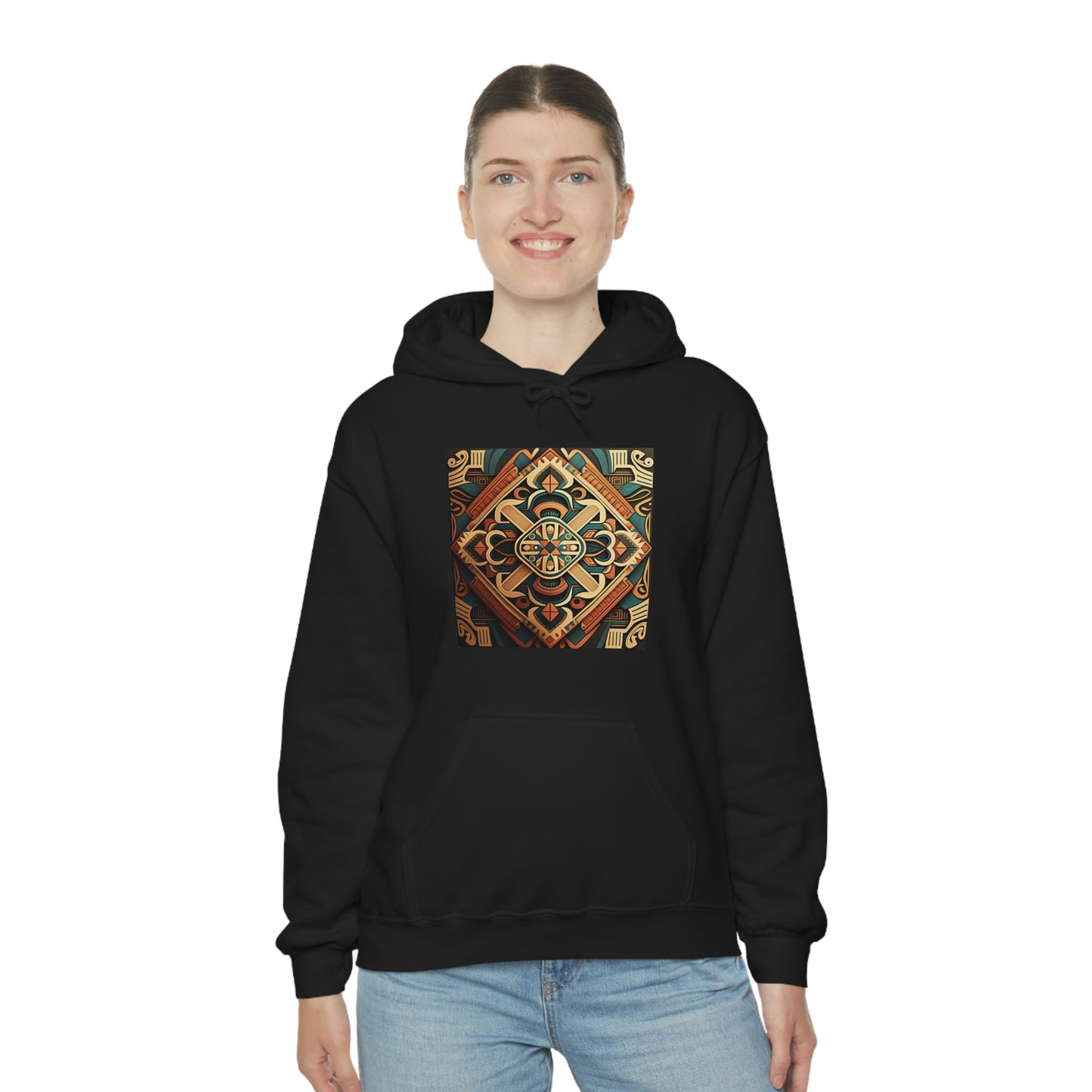 Geometric Shield Hoodie