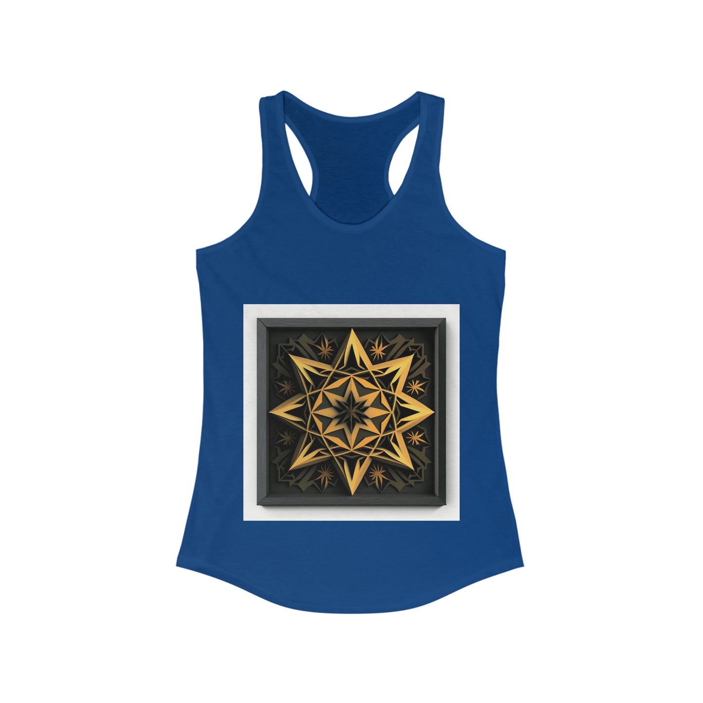 Gold Star Tank Top, Crossfit Tank, Tank Tops for Women, Racerback Tank Top, Summer Black Tank Top, Graphic Tank Top