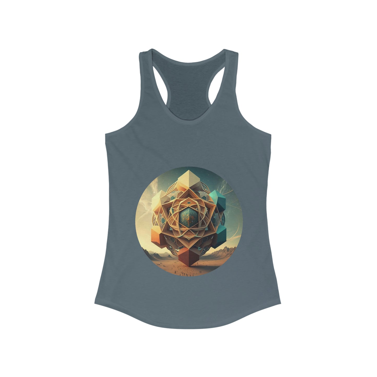 Platonic Solids Crossfit Tank, Racerback Tank Top, Women Blank Tank Top, Summer Tank Tops, Graphic Tank Top Dress