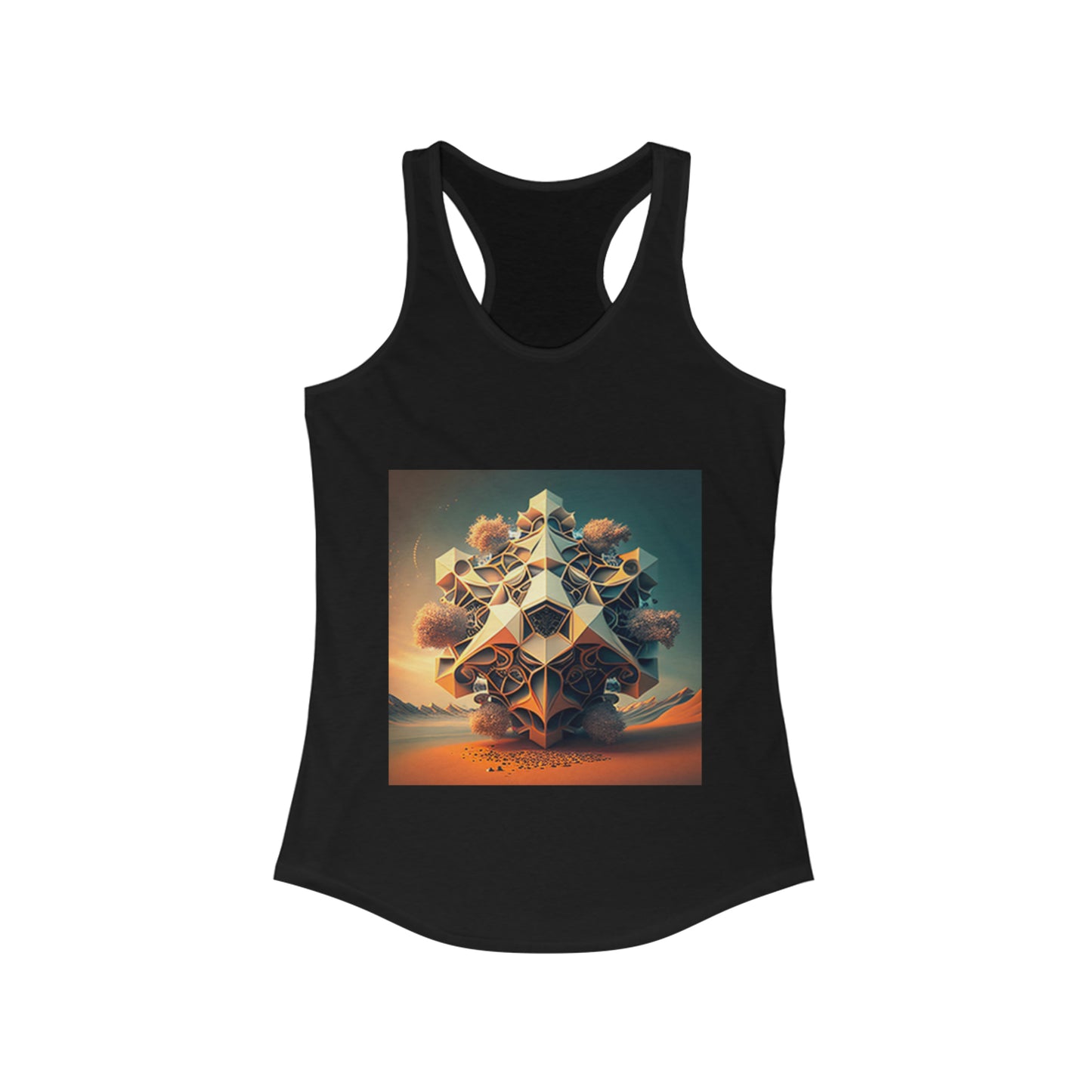 Platonic Solids Crossfit Tank, Racerback Tank Top, Women Blank Tank Top, Summer Tank Tops, Graphic Tank Top Dress