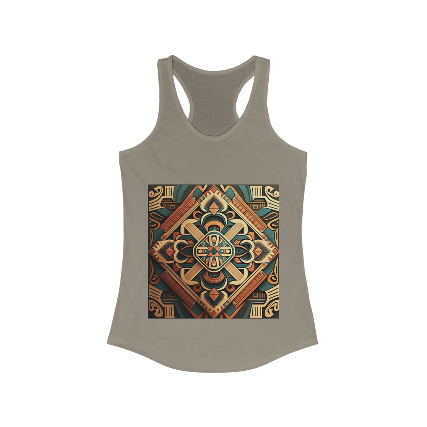 Sacred Geometry Tank, Geometric Pattern Tank Top, Racerback Tank Top, Black Tank Top for Women, Yoga Tank Dress, Summer Top