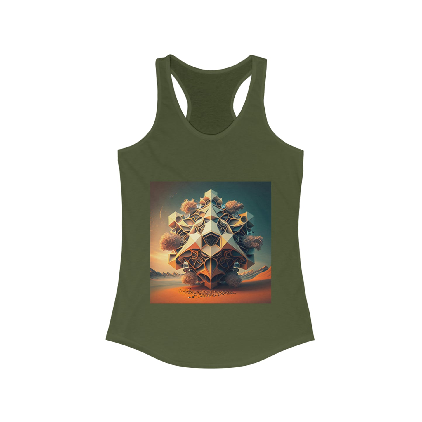 Platonic Solids Crossfit Tank, Racerback Tank Top, Women Blank Tank Top, Summer Tank Tops, Graphic Tank Top Dress