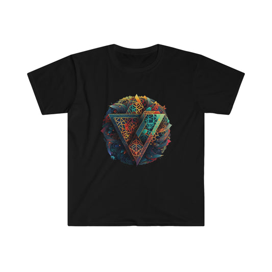 Geometric Pattern Abstract Shirt, Sacred Geometry Mandala Shirt, Mystical Shirt, Good Vibes Shirt, Nature Shirt, Western Shirt