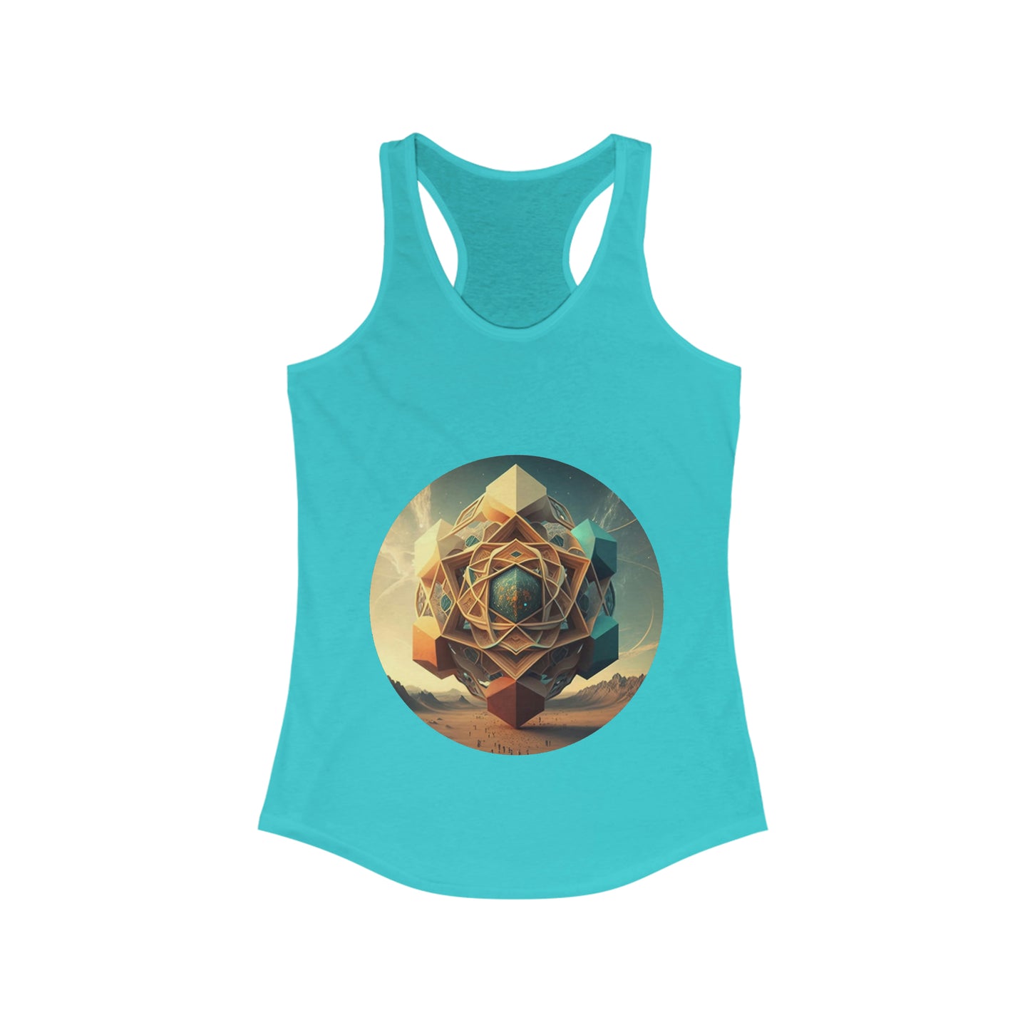 Platonic Solids Crossfit Tank, Racerback Tank Top, Women Blank Tank Top, Summer Tank Tops, Graphic Tank Top Dress