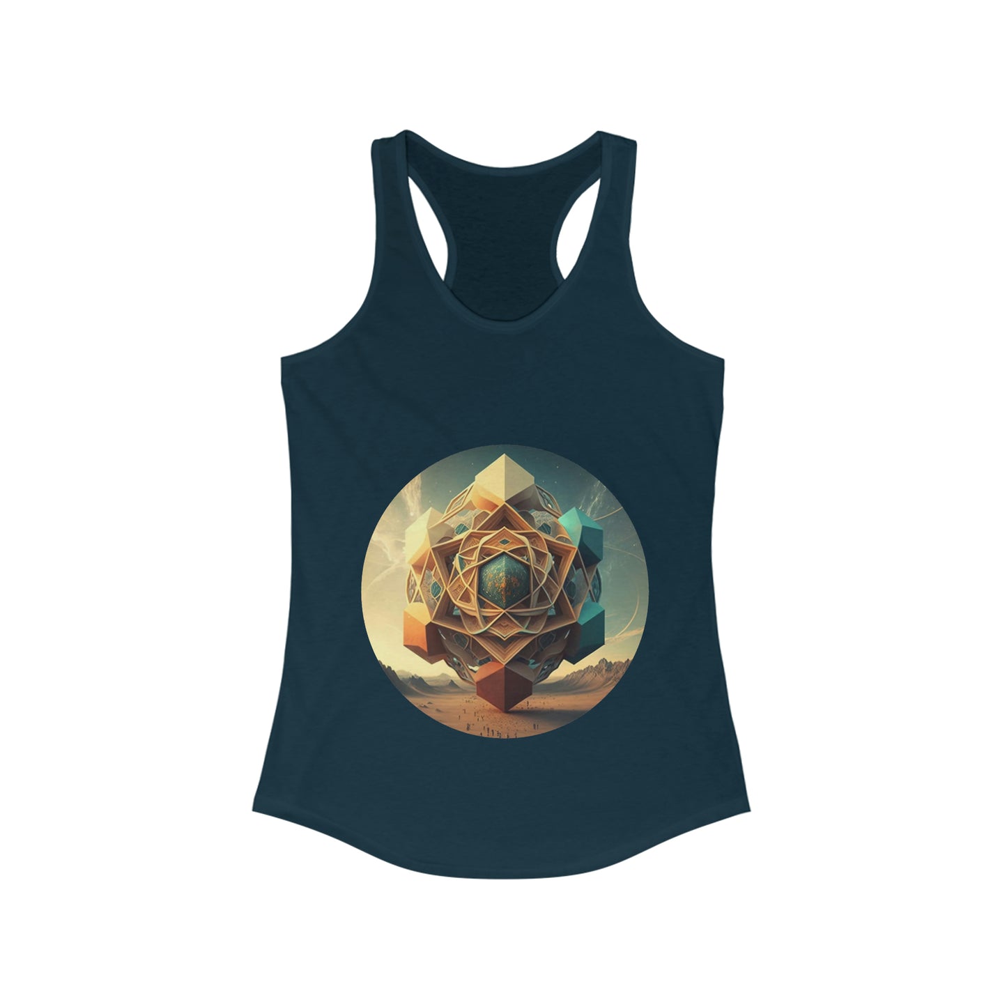 Platonic Solids Crossfit Tank, Racerback Tank Top, Women Blank Tank Top, Summer Tank Tops, Graphic Tank Top Dress