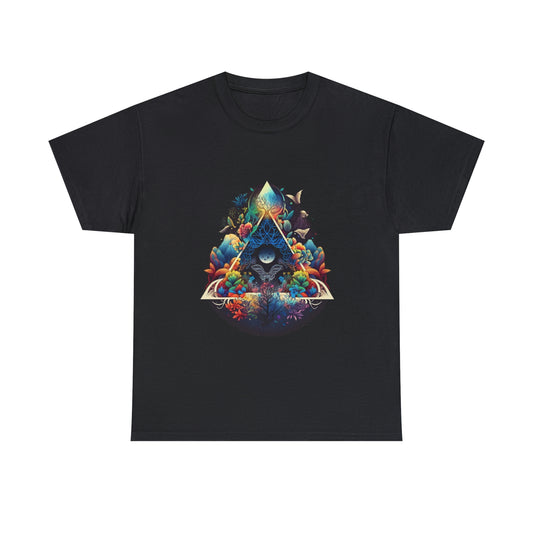 Colorful Geometric Shirt, Botanical Shirt, Rainbow Clothing Butterfly Shirt, Summer Good Vibes Shirt, Nature Shirt, Flower Shirt