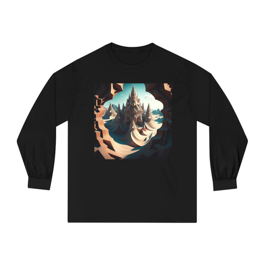 Desert Shirt, Sacred Desert Long Sleeve Shirt, Fantasy Clothing Vacation Shirt, Adventure Shirt, Soft Cotton Travel Shirt