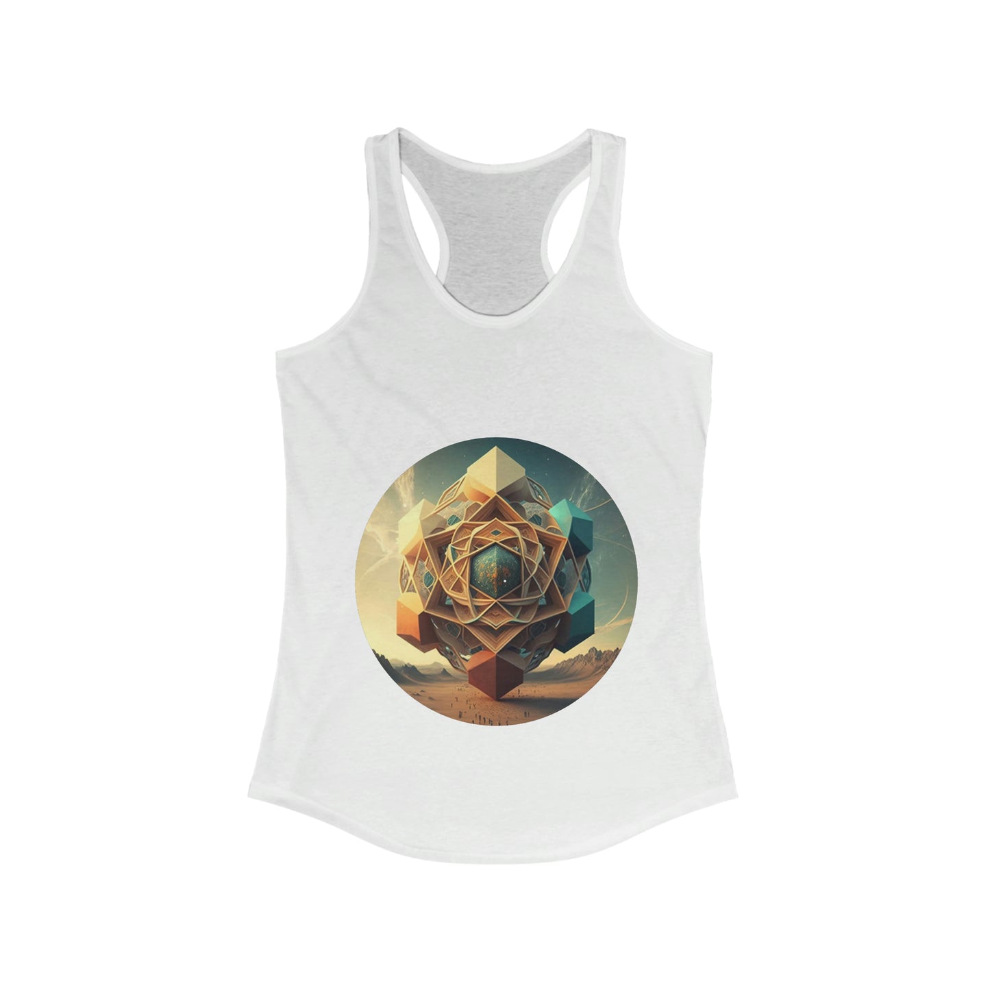 Platonic Solids Crossfit Tank, Racerback Tank Top, Women Blank Tank Top, Summer Tank Tops, Graphic Tank Top Dress